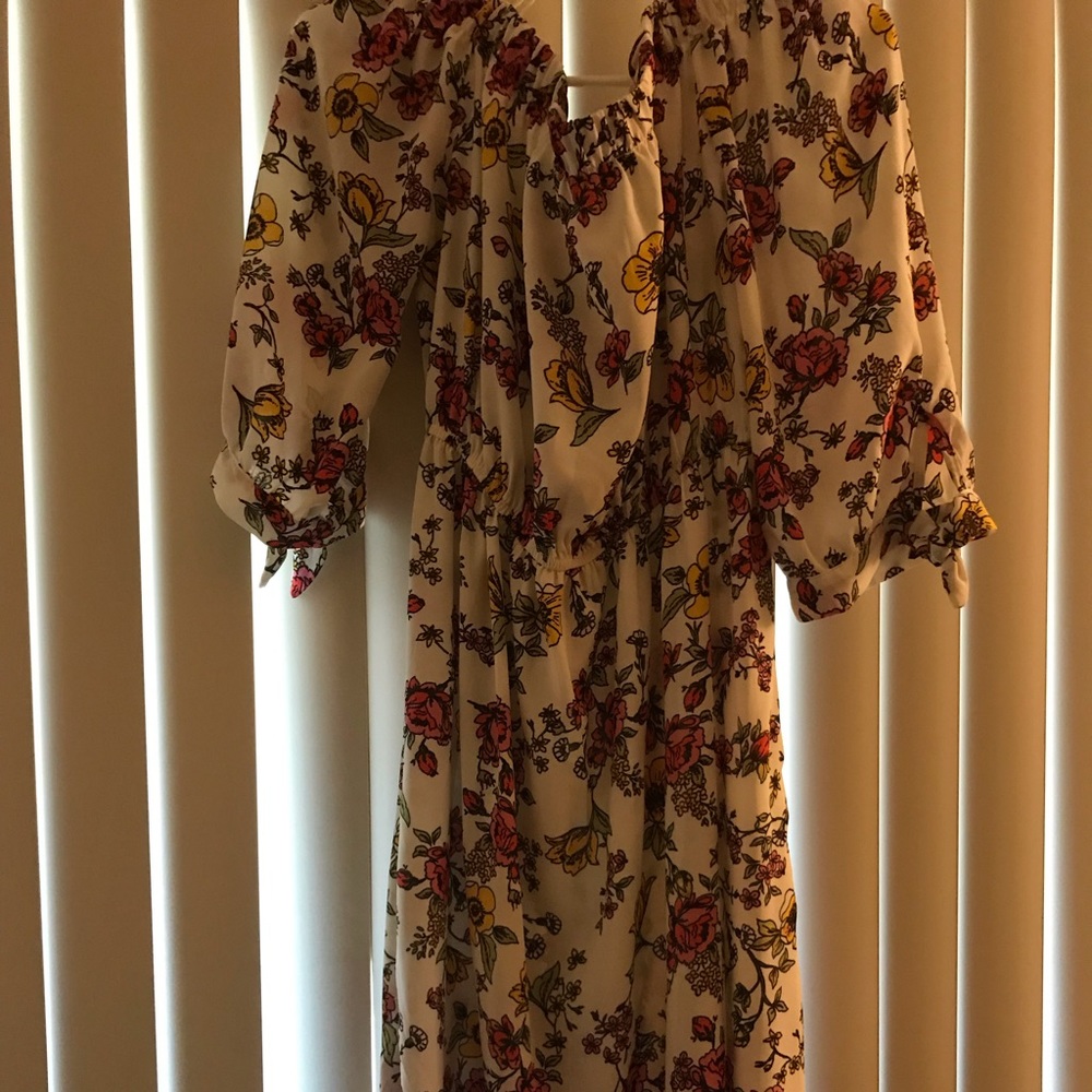 Floral plus dress